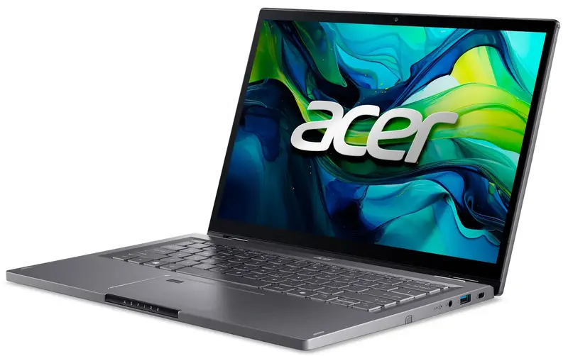 Ноутбук Acer Aspire Spin 14 ASP14-51MTN-52LX Steel Gray (NX.KRUEU.002) фото