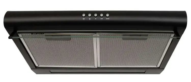 Витяжка VENTOLUX ROMA 50 BK LUX - фото - №1