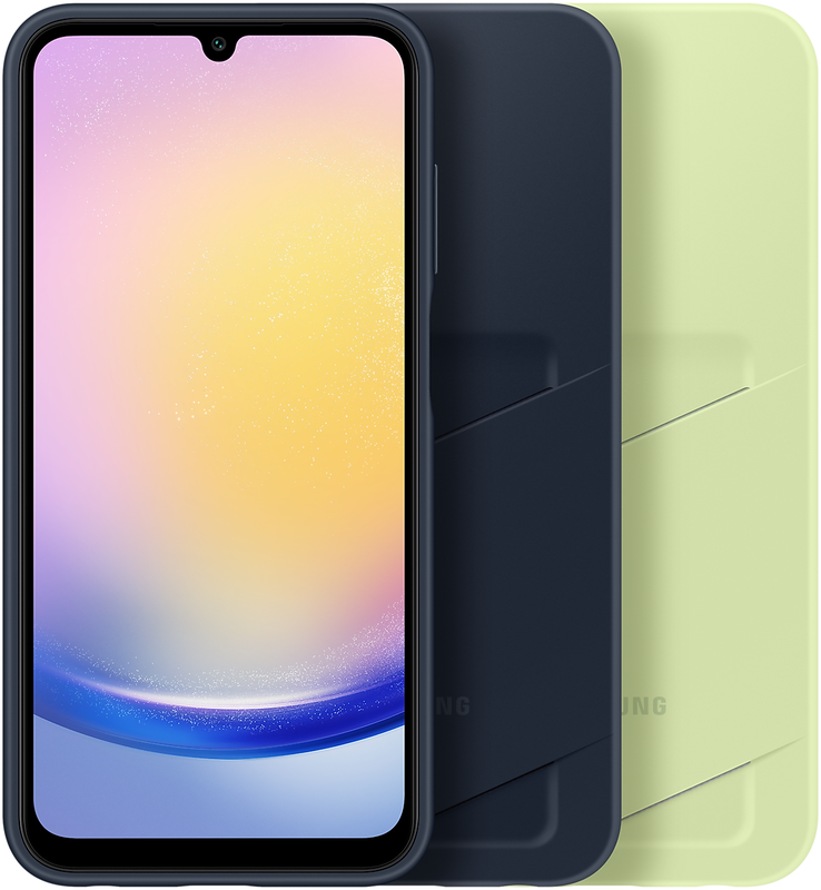 Чохол для Samsung A25 Card Slot Case - Lime (EF-OA256TMEGWW) - фото - №5