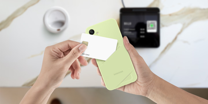 Чохол для Samsung A25 Card Slot Case - Lime (EF-OA256TMEGWW) - фото - №7