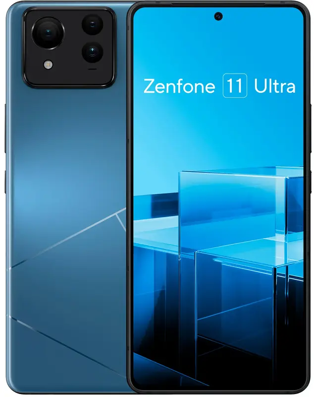 Asus Zenfone 11 Ultra 16/512GB Skyline Blue (90AI00N7-M001H0) - фото - №0