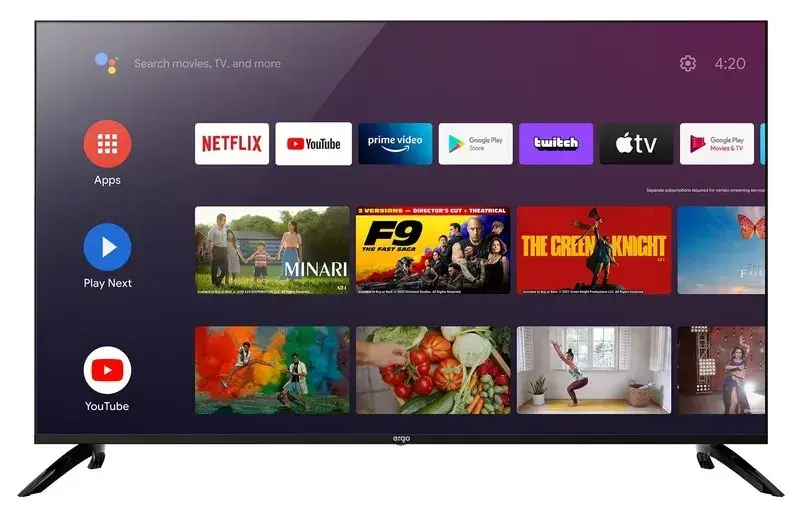 Телевізор Ergo 50" 4K UHD (50GUS6500) фото