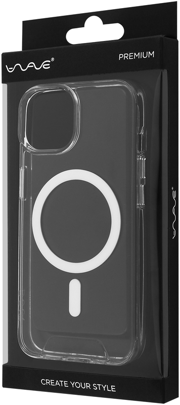 Чохол для iPhone 13 WAVE Sky Case with Magnetic Ring (transparent) - фото - №4