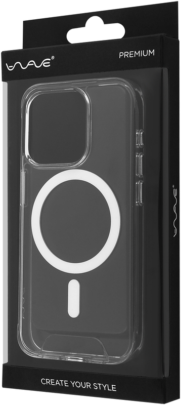 Чeхол для iPhone 15 Pro WAVE Sky Case with Magnetic Ring (transparent) фото