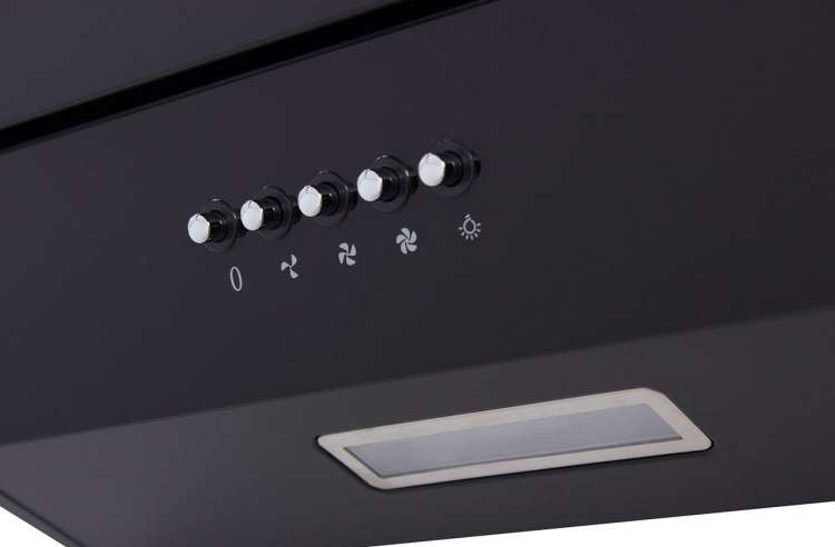 Витяжка VENTOLUX DIAMOND 60 BK (700) PB - фото - №3