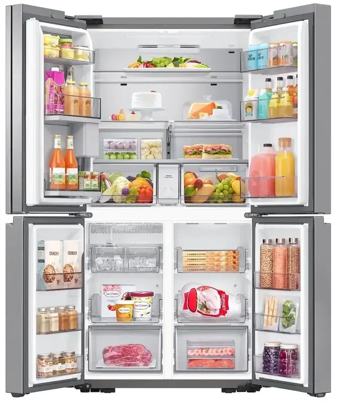 Холодильник Samsung RF65DG960ESRUA SBS - фото - №5