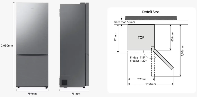 Холодильник Samsung RB53DG703EB1UA BMF - фото - №9