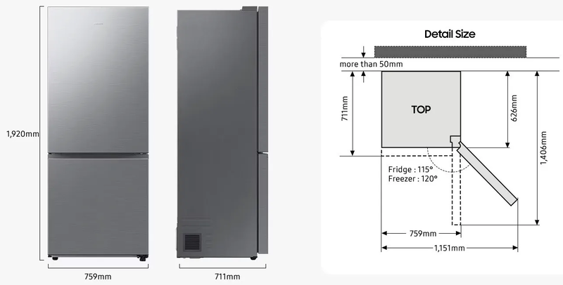 Холодильник Samsung RB50DG601EB1UA BMF - фото - №10