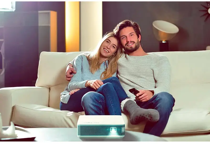 Проектор AOpen PV12p Turquoise (MR.JW211.003) - фото - №7