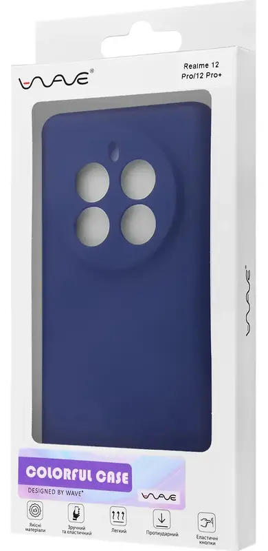 Чохол для Realme 12 Pro/12 Pro+ WAVE Colorful Case (blue) - фото - №4