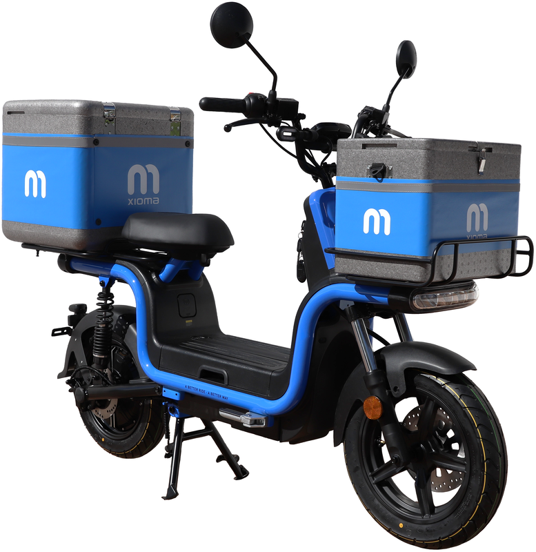 Электроскутер AIMA XIO MA U1 L1E 2520 W/h (blue) фото