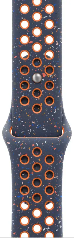 Ремінець для годинника Apple Watch 45mm Blue Flame Nike Sport Band - S/M (MUV83ZM) фото