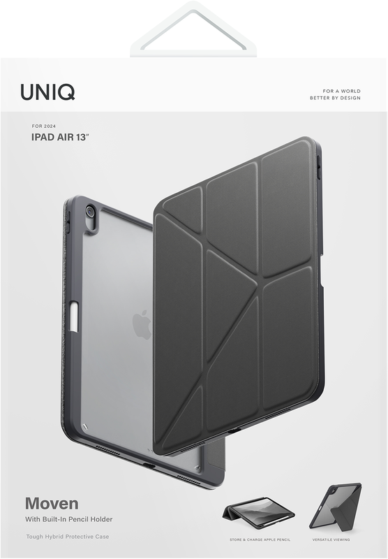Чехол UNIQ MOVEN NEW IPAD AIR 13 (2024) - GREY - фото - №3