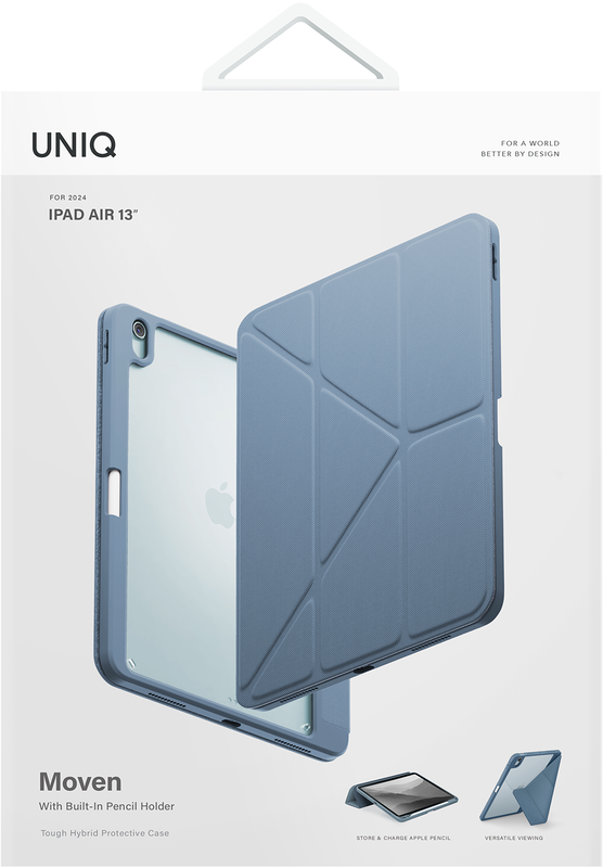 Чохол UNIQ MOVEN NEW IPAD AIR 13 (2024) - STONE BLUE (UNIQ-PDA13(2024)-MOVSBLU) - фото - №3