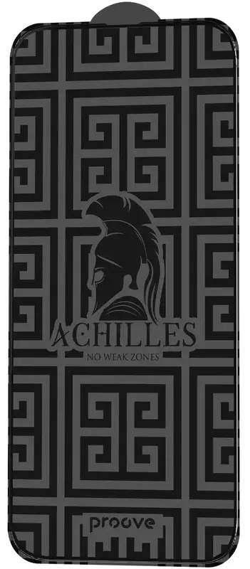 Захисне скло Proove Achilles для iPhone 15 Pro (black) - фото - №1