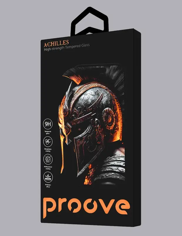 Захисне скло Proove Achilles для iPhone 15 Pro (black) - фото - №4