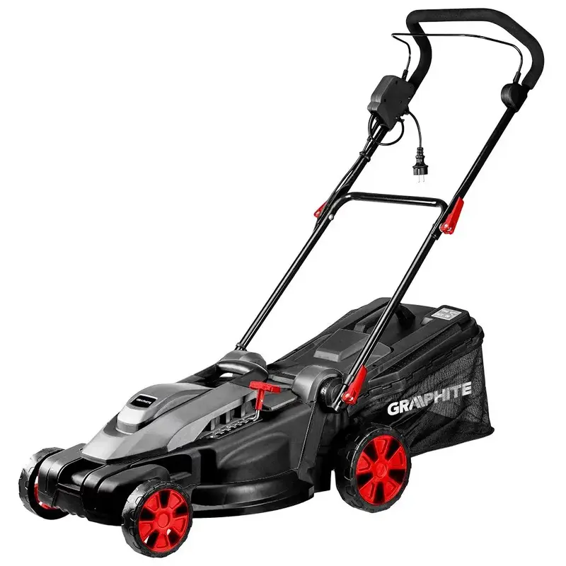 Газонокосарка електрична Graphite 2000Вт 43см 45л - фото - №0