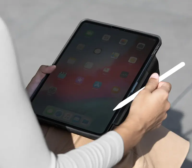 Чехол UNIQ RYZE 360 NEW IPAD PRO 11 (2024) - BLACK (UNIQ-PDP11(2024)-R360BLK) - фото - №4