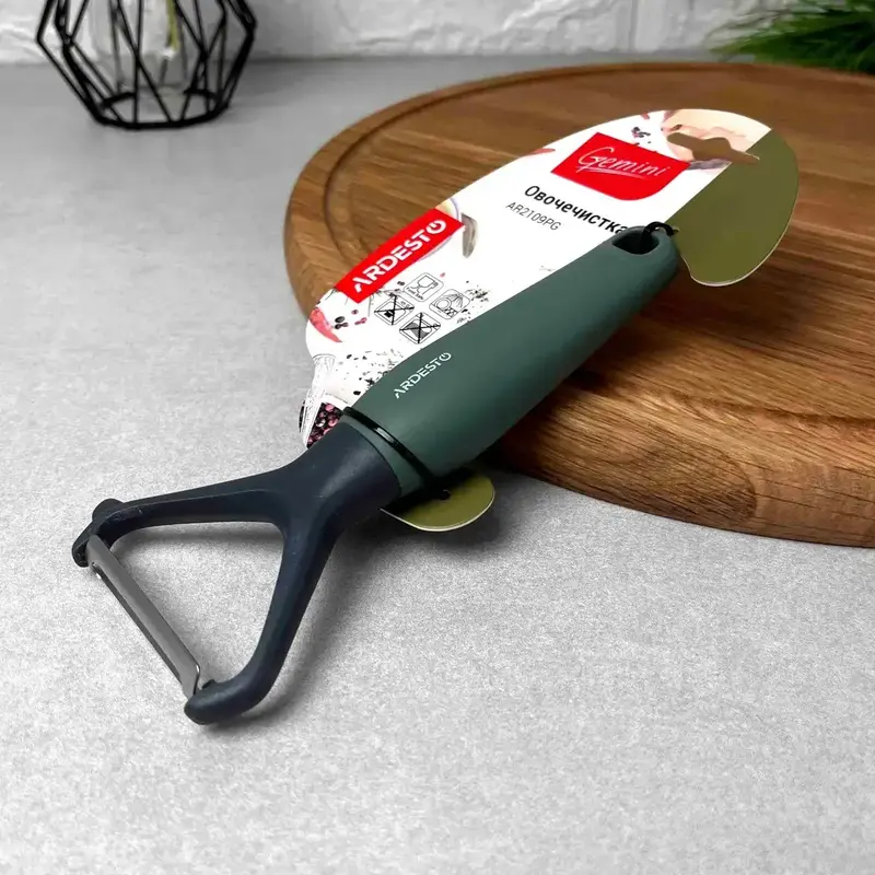 Овочечистка Ardesto Gemini Gray/Green (AR2109PG) - фото - №4