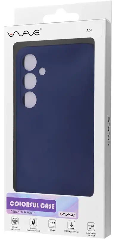 Чохол для Samsung A35 WAVE Colorful Case (TPU) (blue) - фото - №4