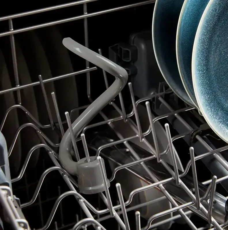 Насадка-гак KitchenAid 5KSMBLSD для міксера з підйомною чашею 5,6 л / 6,6 л, сіра - фото - №2