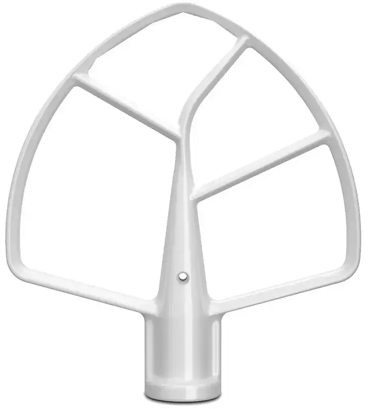 Насадка-лопатка KitchenAid 5KSMBLWF для міксера з підйомною чашею 5,6 л, 6,6 л, біла - фото - №0