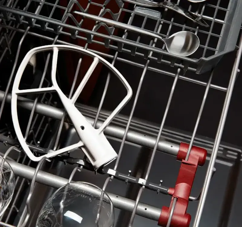 Насадка-лопатка KitchenAid 5KSMBLWF для міксера з підйомною чашею 5,6 л, 6,6 л, біла - фото - №2