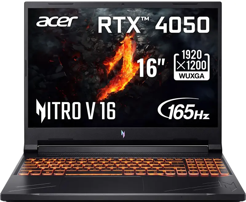 Ноутбук Acer Nitro V 16 ANV16-41-R35E Obsidian Black (NH.QRVEU.001) фото