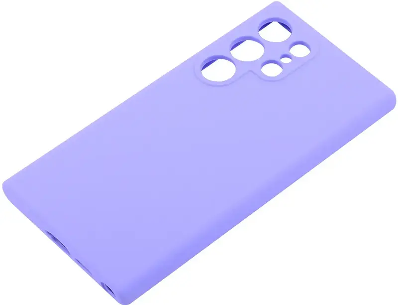 Чохол для Samsung Galaxy S24 Ultra WAVE Full Silicone Cover (light purple) - фото - №2