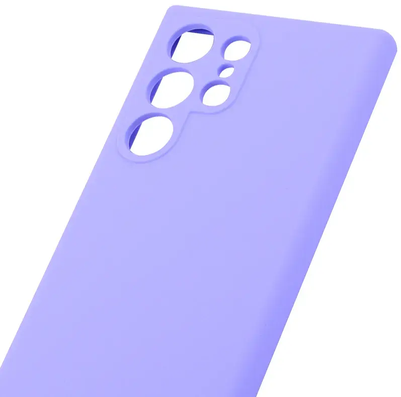 Чохол для Samsung Galaxy S24 Ultra WAVE Full Silicone Cover (light purple) - фото - №3