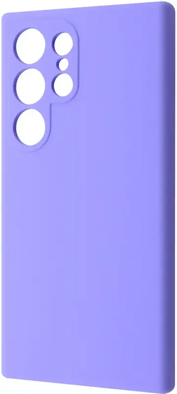 Чохол для Samsung Galaxy S24 Ultra WAVE Full Silicone Cover (light purple) - фото - №0