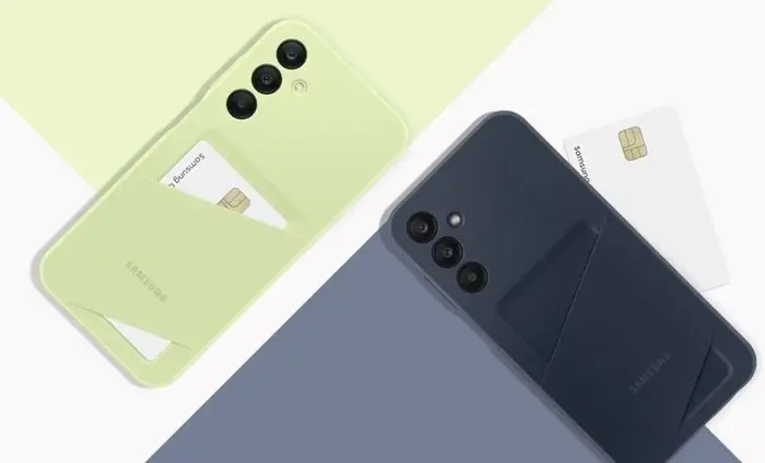 Чохол для Samsung A25 Card Slot Case - Blue Black (EF-OA256TBEGWW) - фото - №5