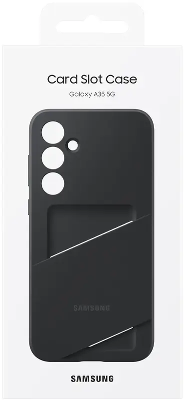 Чехол для Samsung A35 Card Slot Case Black (EF-OA356TBEGWW) фото