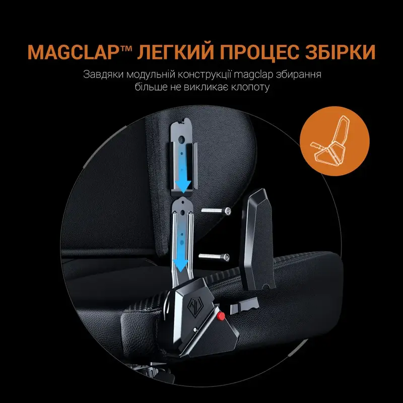 Игровое кресло Anda Seat Phantom 3 Size L Tiger edition (Black) AD18Y-14-B-PV/C фото