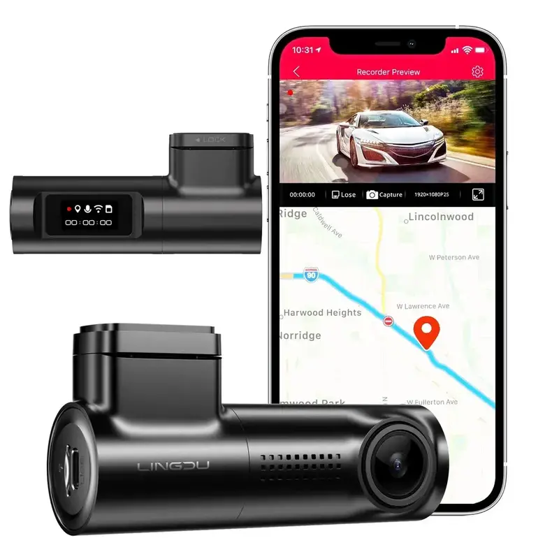 Відеореєстратор LINGDU Dash Cam D500 фото