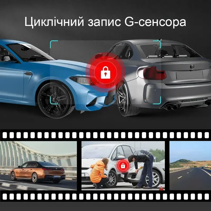 Відеореєстратор LINGDU Dash Cam D500 фото