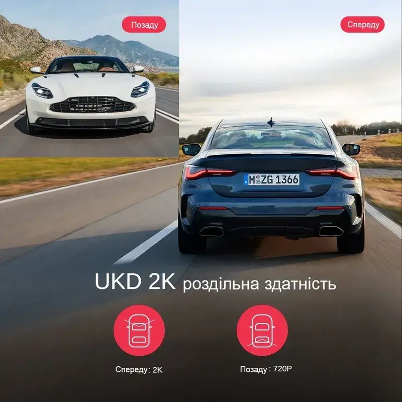 Видеорегистратор LINGDU Dash Cam D200 + Micro SD 64GB фото