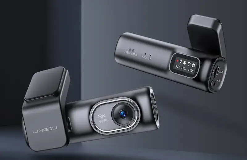 Видеорегистратор LINGDU Dash Cam D200 + Micro SD 64GB фото