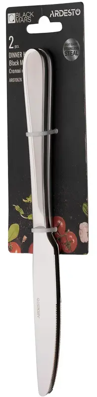 Набір столових ножів Ardesto Black Mars Zenith 2 пр., нержавіюча сталь (AR0706ZK) - фото - №1