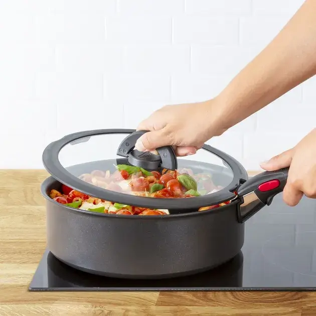 Набор крышек для посуды со съемной ручкой Tefal Ingenio 16/18/20 см (L9849053) фото