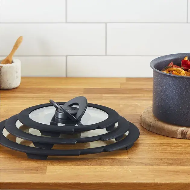 Набор крышек для посуды со съемной ручкой Tefal Ingenio 16/18/20 см (L9849053) фото