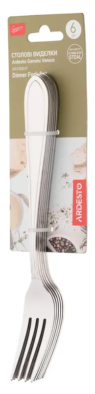 Набір столових виделок Ardesto Gemini Venice 6 пр., нержавіюча сталь (AR1906VF) - фото - №2