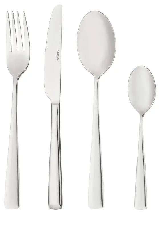 Набір столових приборів Ardesto Black Mars Tia 24 пр., нержавіюча сталь (AR0724TS) - фото - №0