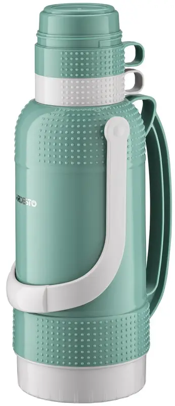 Термос Ardesto Gemini Gourmet 3200 мл, пластик, стеклянная колба, зеленый (AR2632GRG) фото