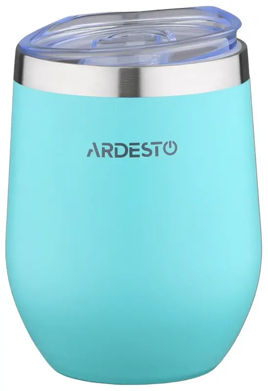 Термочашка Ardesto Compact Mug 350 мл, голубой, нержавеющая сталь (AR2635MMS) фото