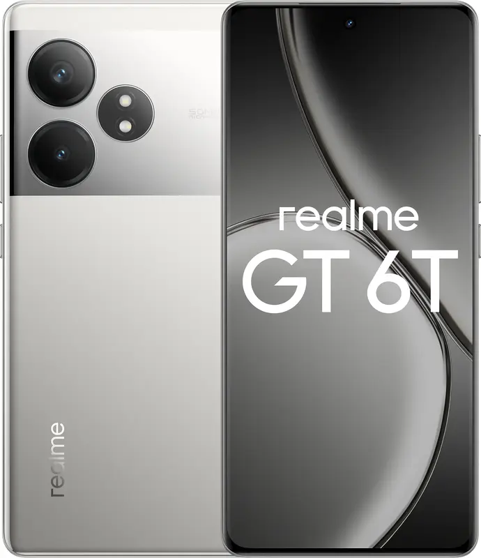 realme GT 6T 8/256GB (Fluid Silver) фото