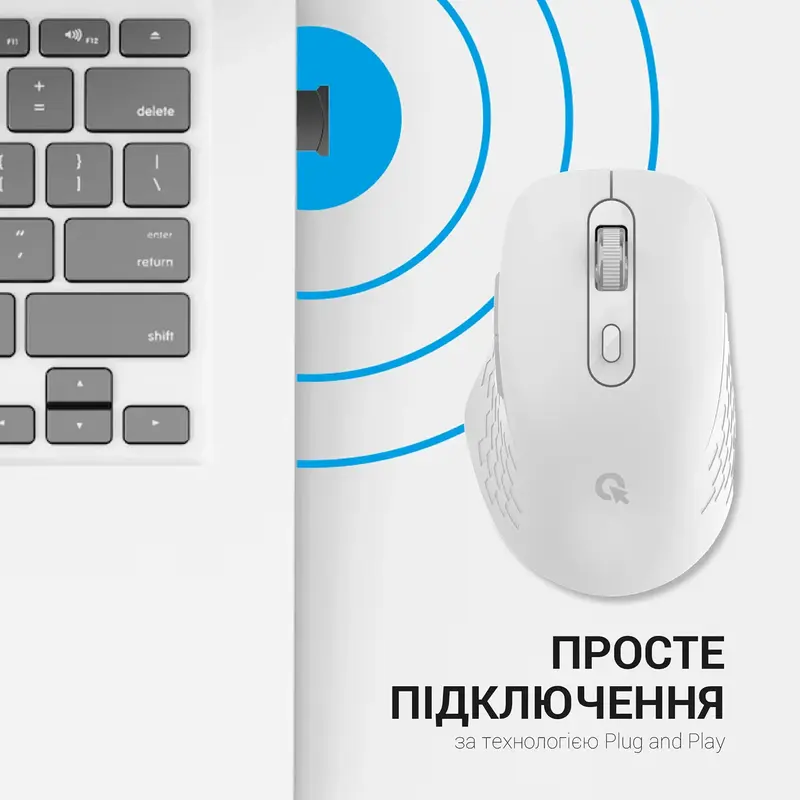 Комп'ютерна миша OfficePro M230W (White) - фото - №11