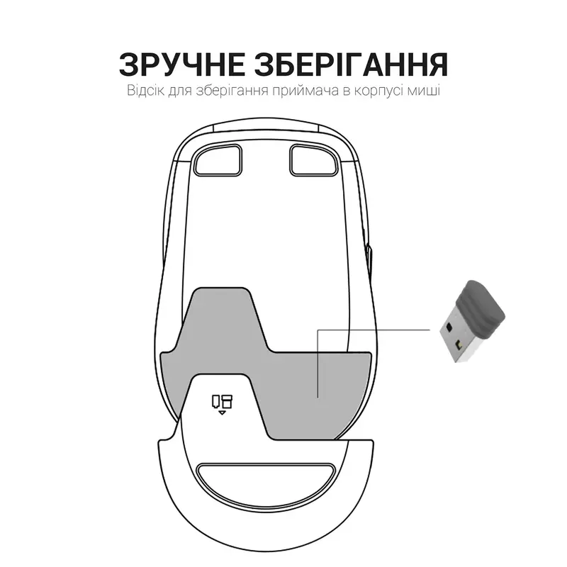 Комп'ютерна миша OfficePro M230W (White) - фото - №13