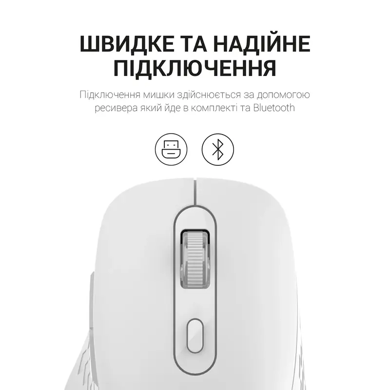 Комп'ютерна миша OfficePro M230W (White) - фото - №6