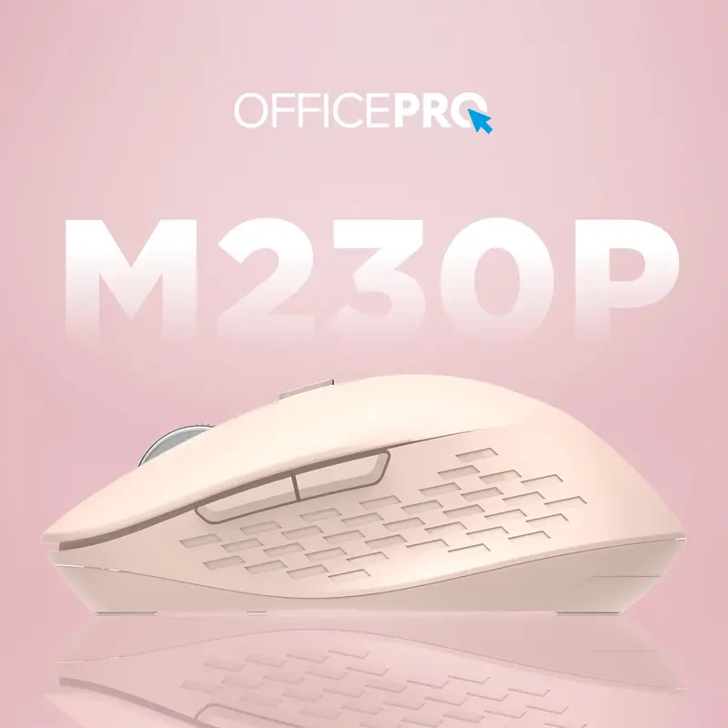 Комп'ютерна миша OfficePro M230P (Pink) - фото - №4